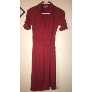 Ann Taylor LOFT | red dress / 00P